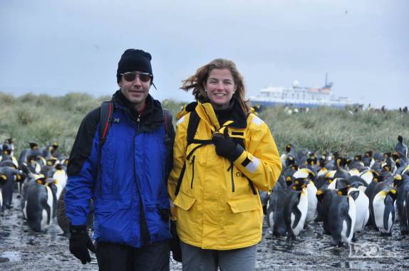 Encantados com a visita a Salisbury Plain, na Geórgia do Sul